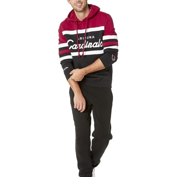 Mitchell & Ness Arizona Cardinals NFL Head Coach Pullover Hoodie Large - Picture 4 of 8